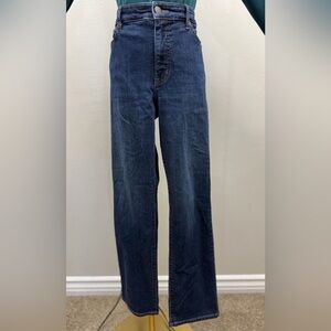 Lauren Ralph Lauren Modern Straight Curvy Jeans Dark Wash Size 12